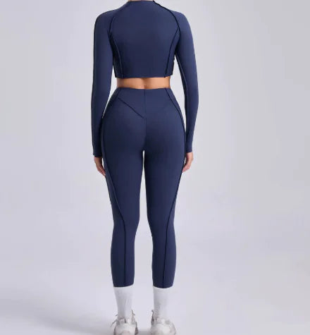 Crop Top Slim Fit Workout Outfit