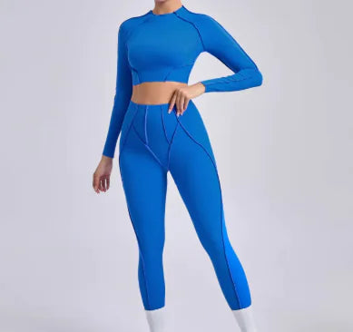 Crop Top Slim Fit Workout Outfit