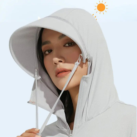 Sun Protection Jacket Removable Hood