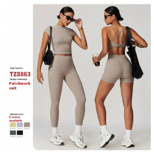 Gym Set Stretch High Waist