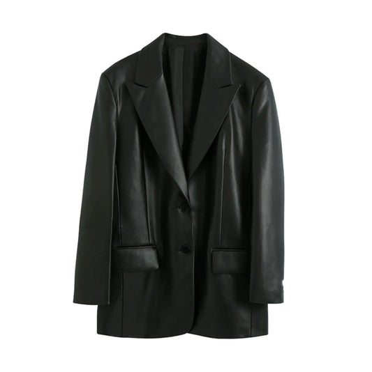 Slick Leather Jacket
