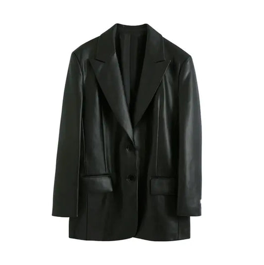 Slick Leather Jacket