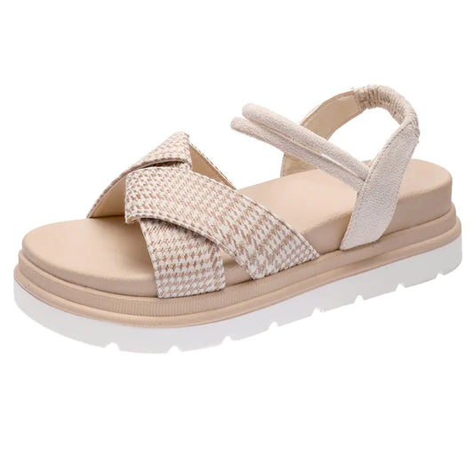 Elastic Flat Sandals